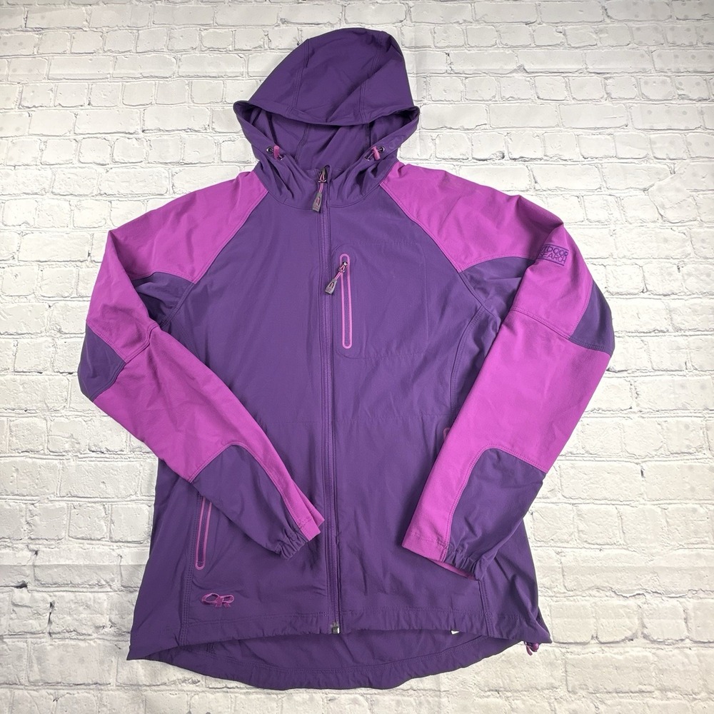 Outdoor Research Women's Stretch Softshell Jacket M Wind Water Resistant